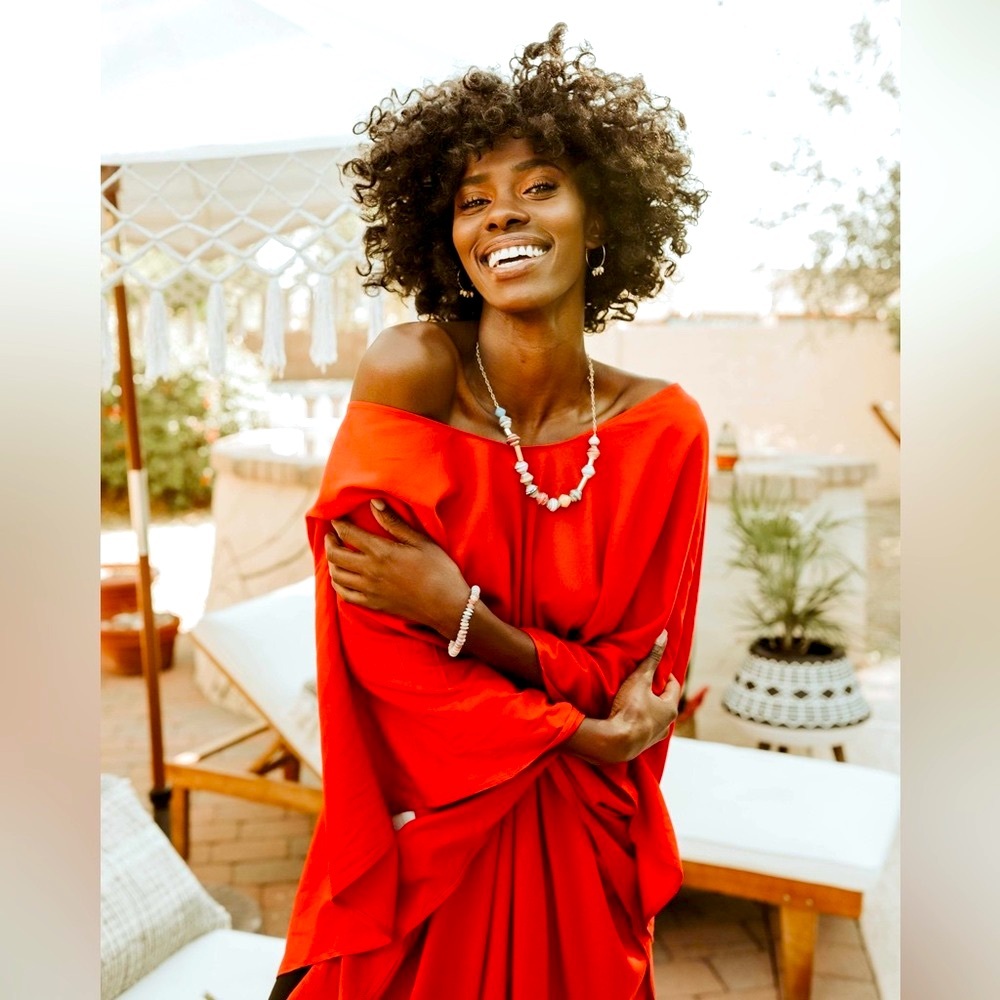 Seiko Mulitway Shawl, Tiger Lily, NWT